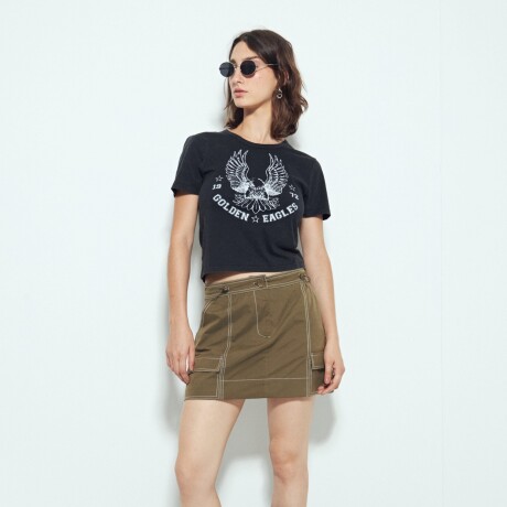 FALDA SOLINA Verde Militar