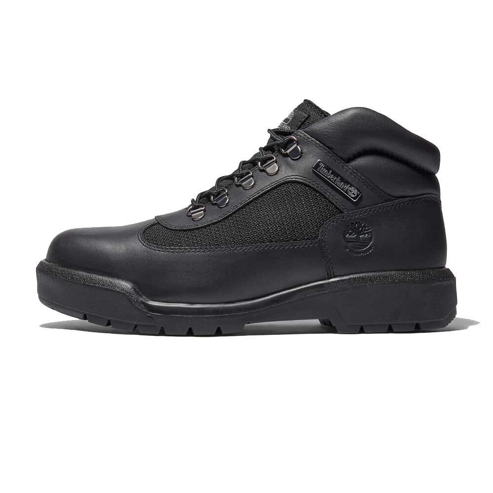 Botas Field Mid Lace Up Waterproof Hombre Black