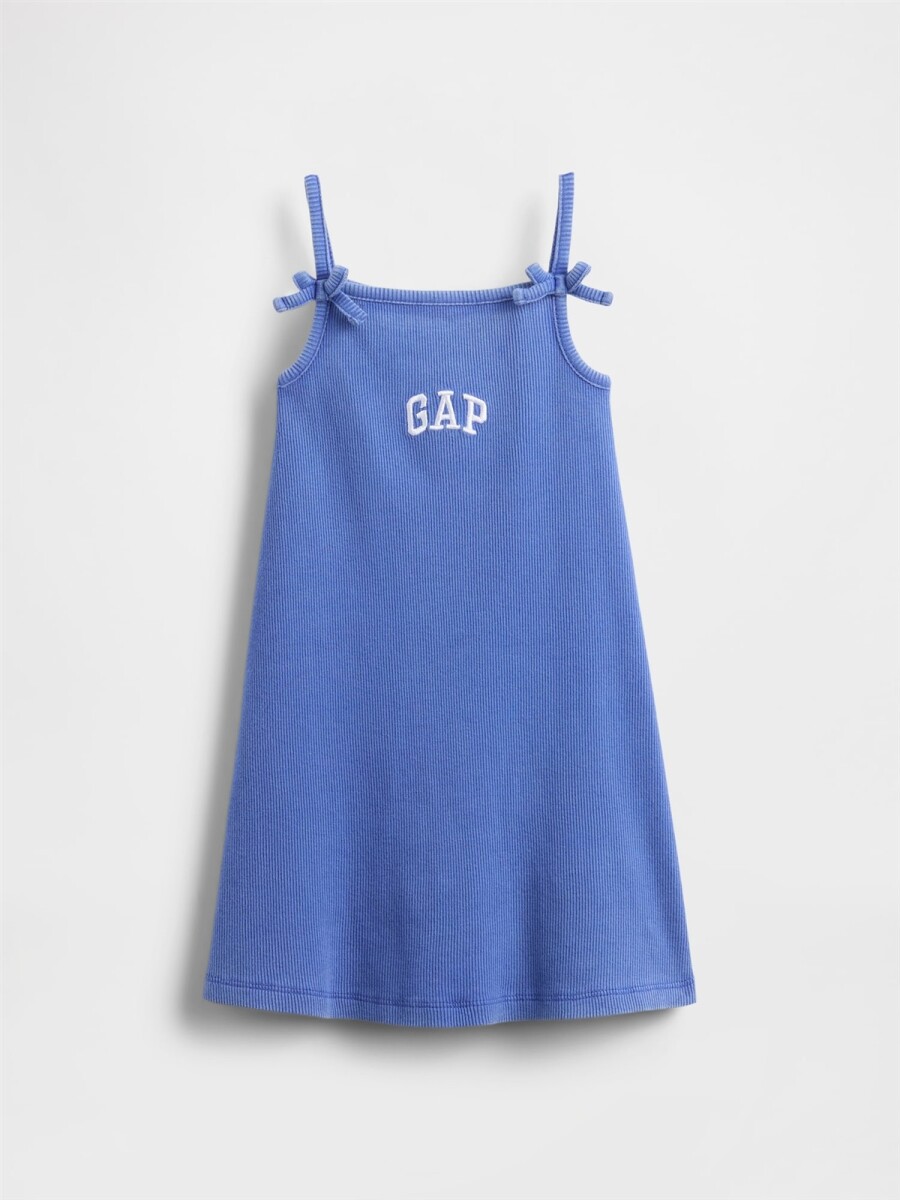 Vestido Logo Gap Toddler Niña - Dazzling Blue V2 