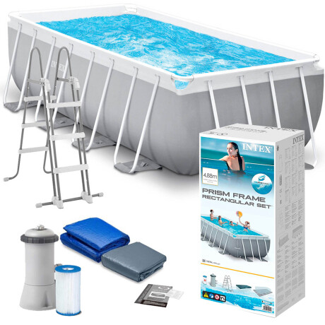 Piscina Intex Estructural 10874 L 488x244 + Bomba Inx026792