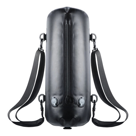 Bolso Impermeable y Hermético Marjaqe. Capacidad de 12L. Color Negro. 001