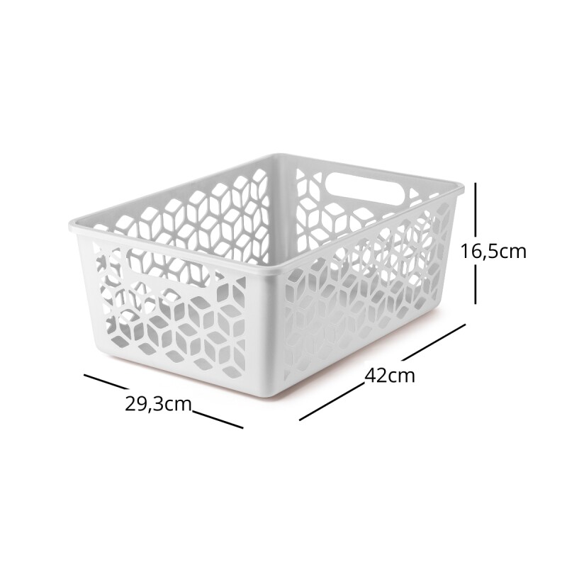 Cesto organizador G 15L BLANCO