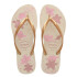Sandalia de Mujer Havaianas Slim Organic Beige - Dorado