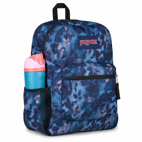 Mochila Escolar Jansport Cross Town Original Unisex Urbana Navy Purple Pink
