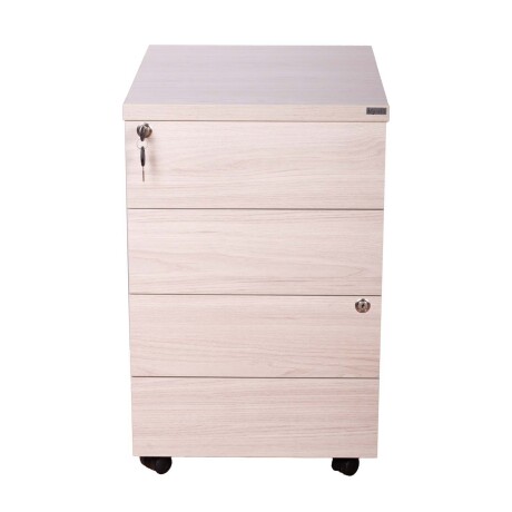 CAJONERA MADERA NATURAL-BEIGE WORK 4C