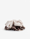 Skunzies Estampados Set De Scrunchies - Marron Chocolate