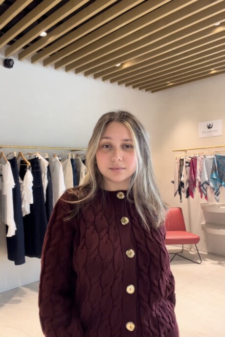 Cardigan Nayarit Bordeaux