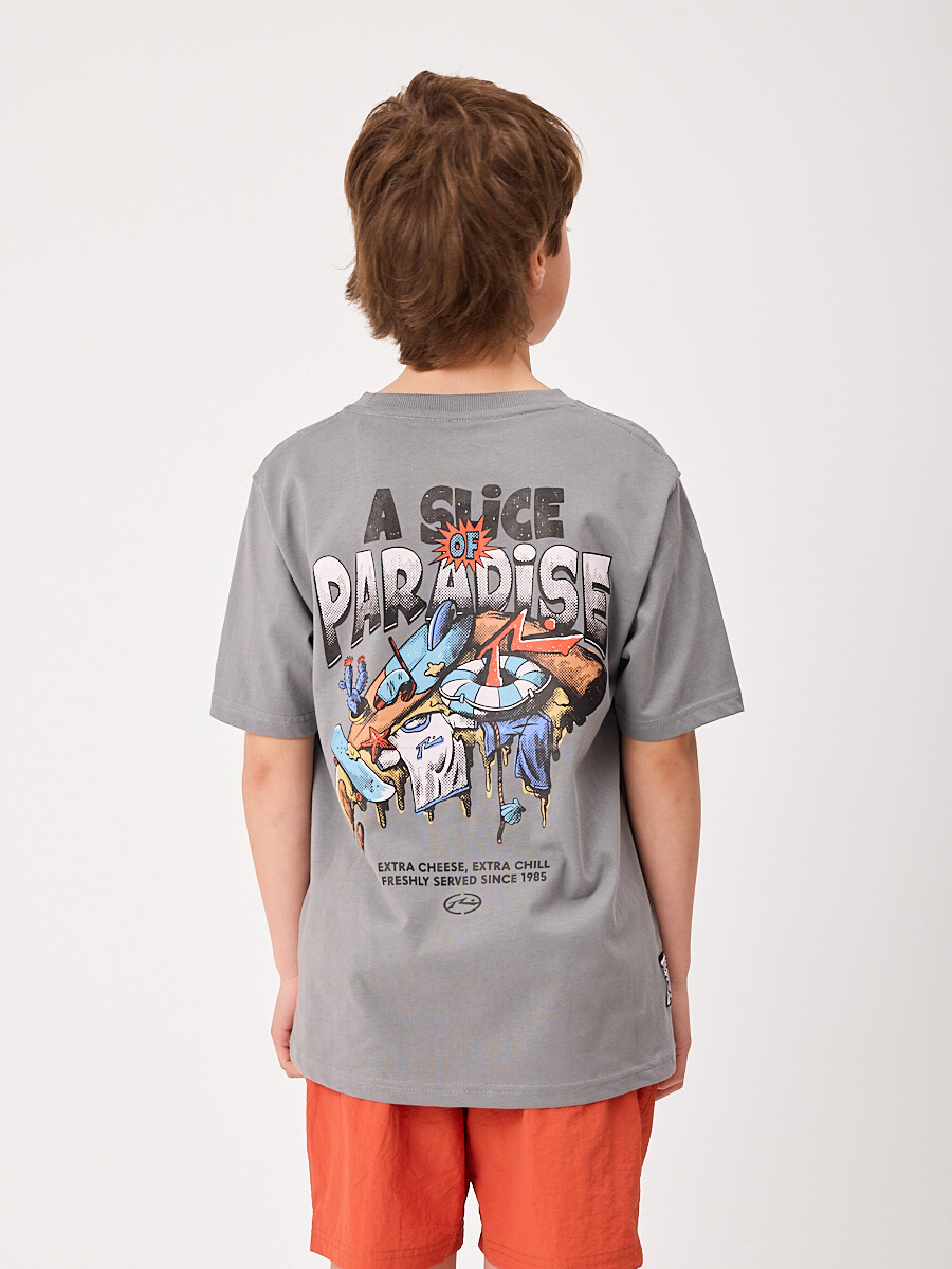 T-SHIRT MAPOLES TEEN RUSTY - Gris Piedra 