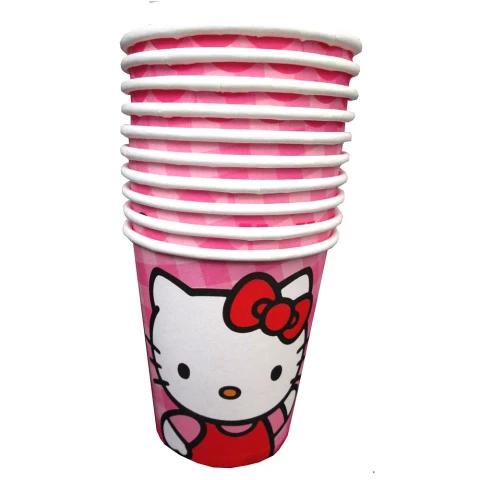 Cotillón Vaso x10 - Hello Kitty U