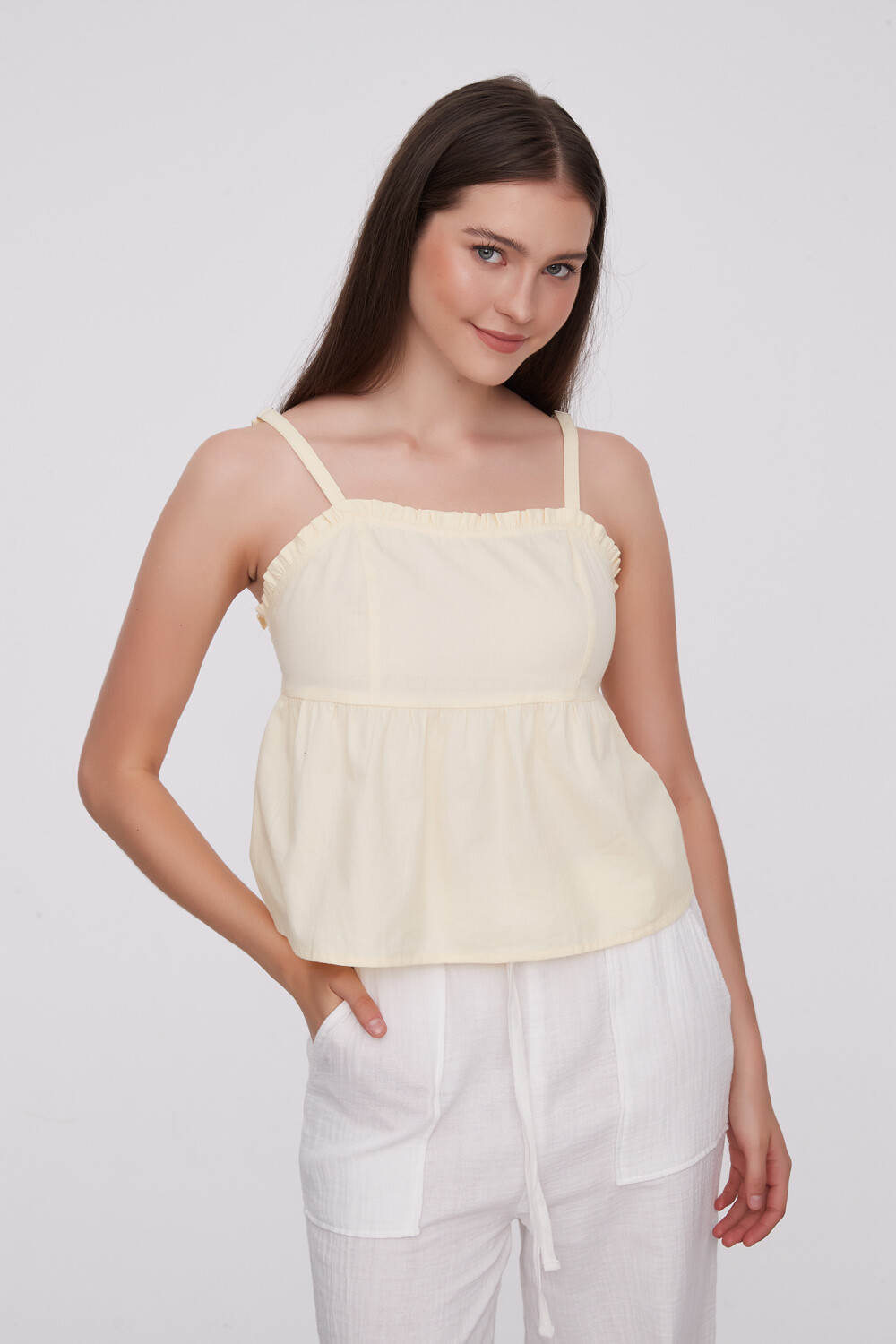 Blusa Essra Amarillo Palido