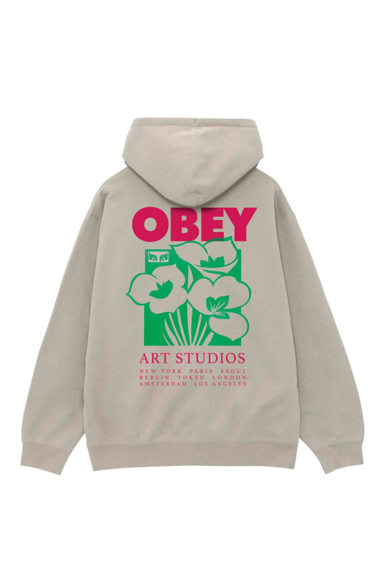 OBEY ART STUDIO FLOWERS Blanco