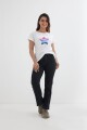 Remera estrella de lentejuela BLANCO