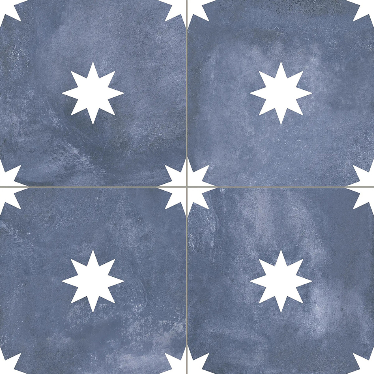 Porcelanato Decorado Star Navy 44 "a" 44.2x44.2 Cm 