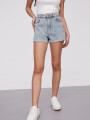 Short Eloide Celeste Grisaceo
