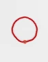 Pulseras Elásticas Pulsera Con Mostacillas - Rojo Medio