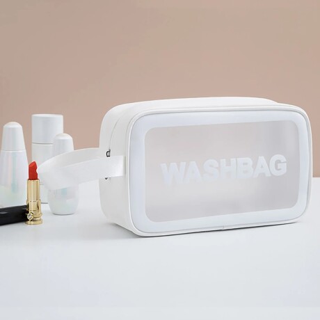 Organizador impermeable pequeño WASHBAG Blanco