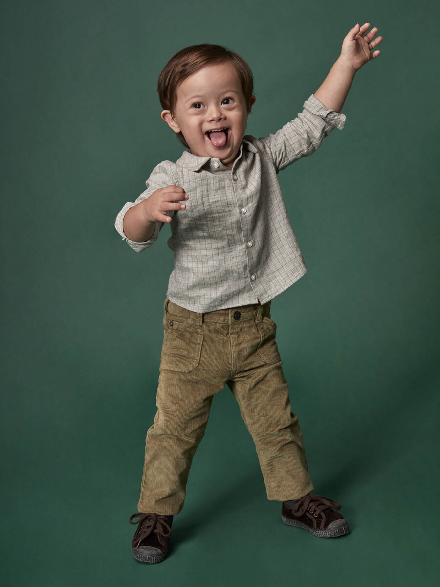 Pantalon Bolsillos Plastron Verde Viejo