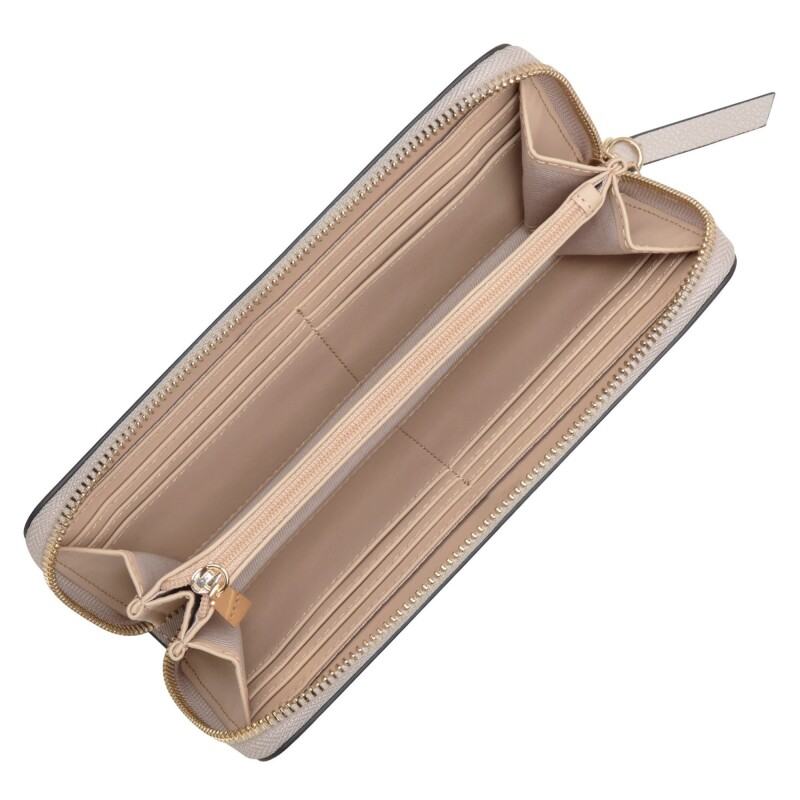 Small Leather Goods Mary Zip Arnd Wrstlt WLT Cement Cemen