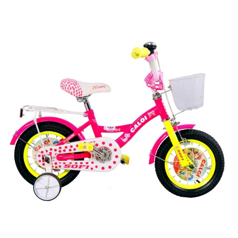 Bicicleta Caloi Sofi Aro 12" Fucsia