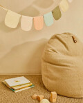 Guirnalda con banderines Betia 100% algodón multicolor pastel 250 cm