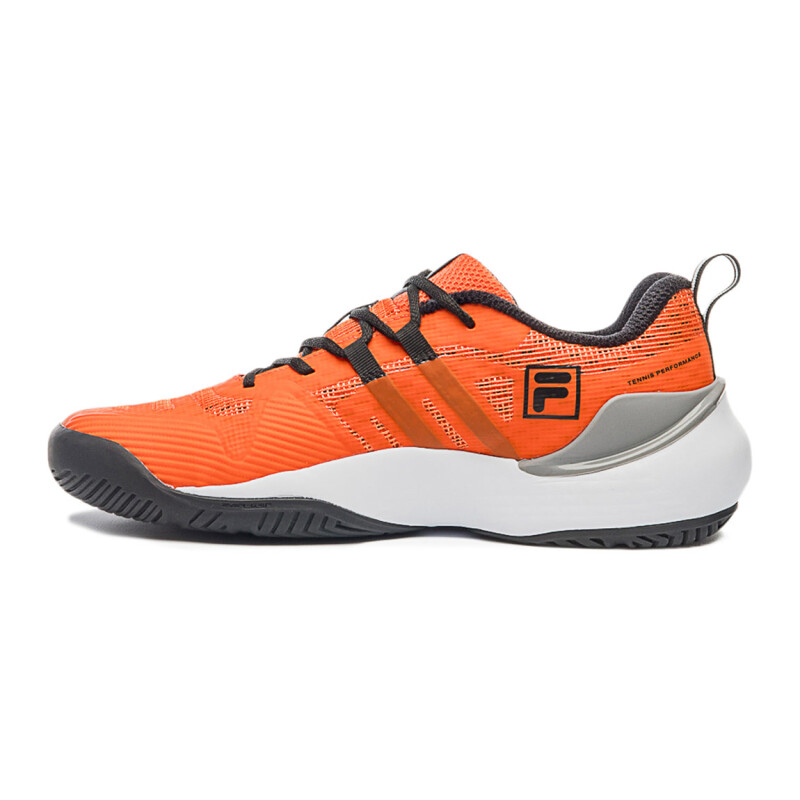 Championes De Tenis Hombre Fila Winner Clay Naranja-negro