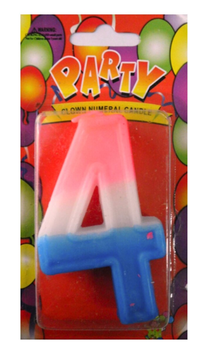 VELITA Nº4 3COLORES 14CM (UNIDAD) 