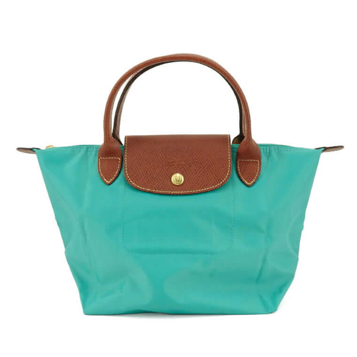 Longchamp -Cartera Longchamp plegable de nylon con cierre y asa corta, Le pliage S 