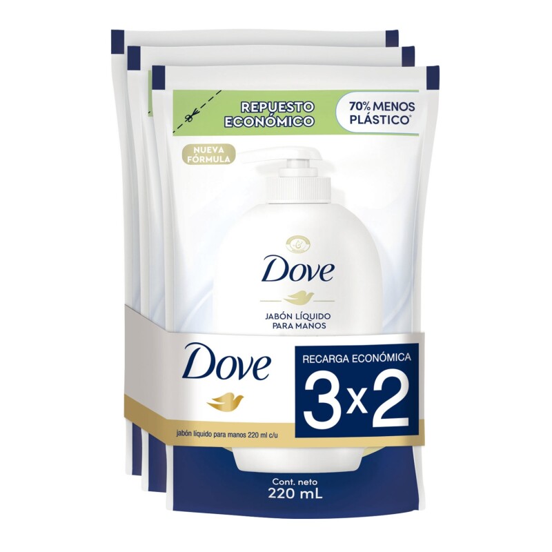 Jabón Líquido Dove Beauty Cream 3x2 Jabón Líquido Dove Beauty Cream 3x2