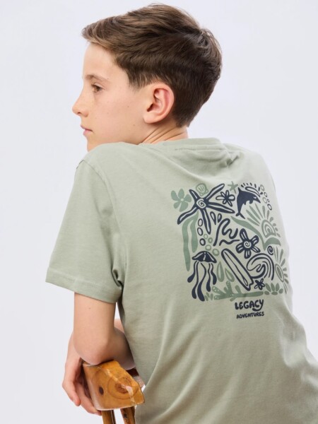 T-SHIRT LEGACY 6191 M.C NIÑO VERDE