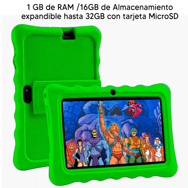 Tablet Intouch 7'' Kid's Story Q22 VERDE