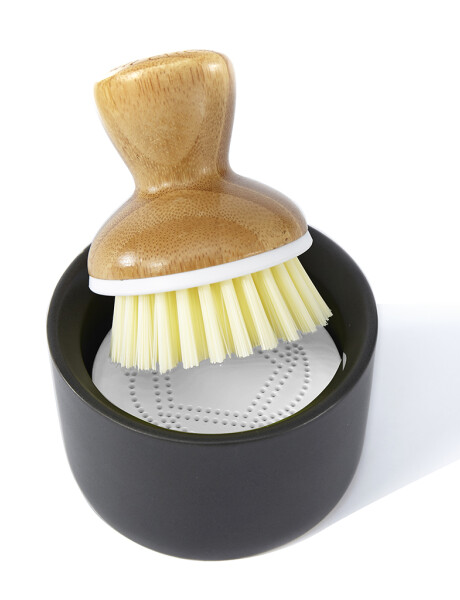 DISPENSADOR DE JABON BLANCO C/CEPILLO FULL CIRCLE DISPENSADOR DE JABON BLANCO C/CEPILLO FULL CIRCLE