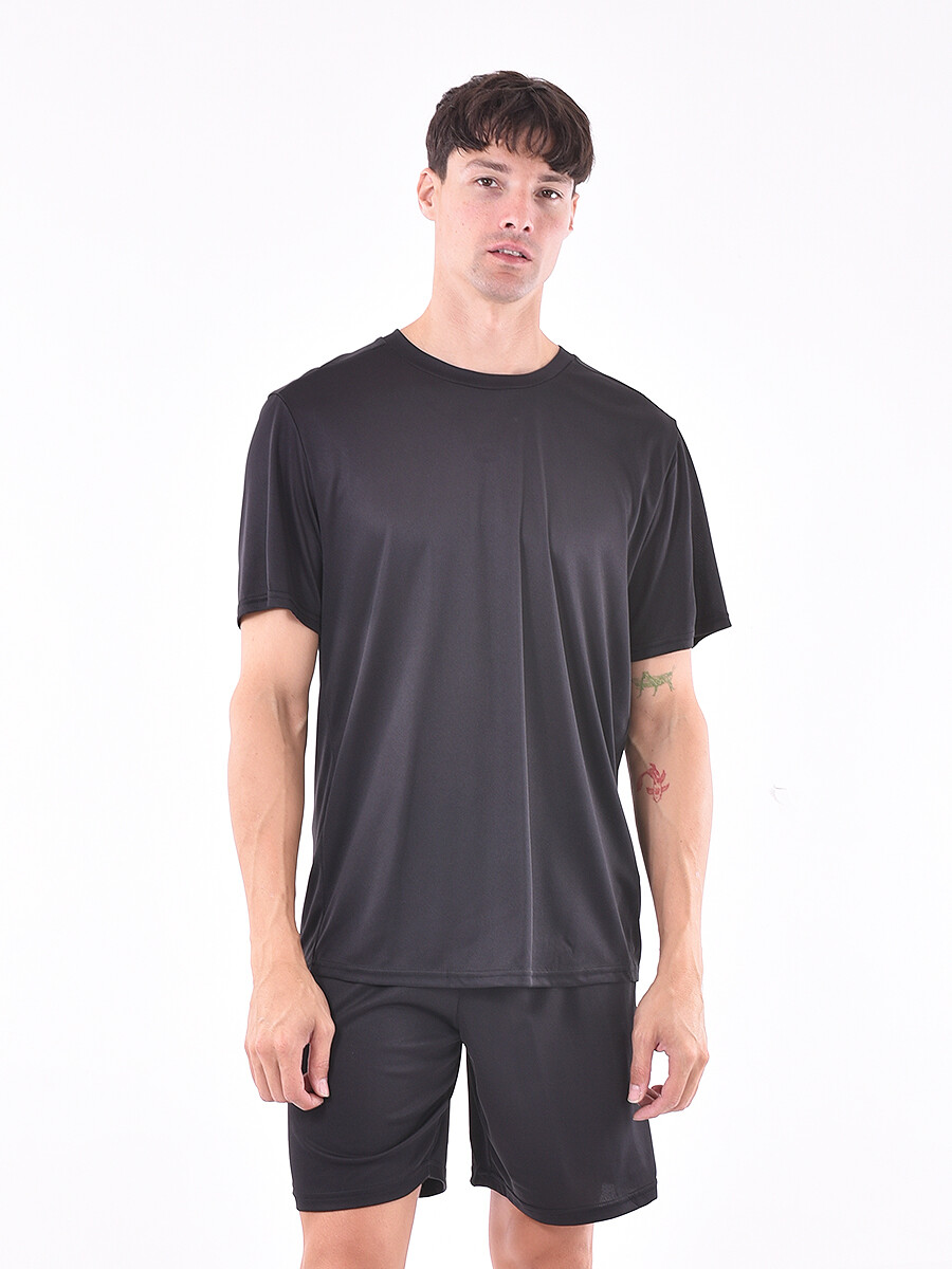 REMERA NIKOLAOS - NEGRO 
