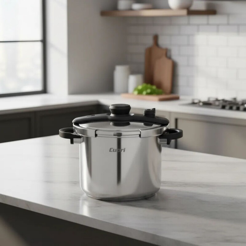 Olla a presión cuori modelo capri 12-plus 12 lts acero inox Olla a presión cuori modelo capri 12-plus 12 lts acero inox