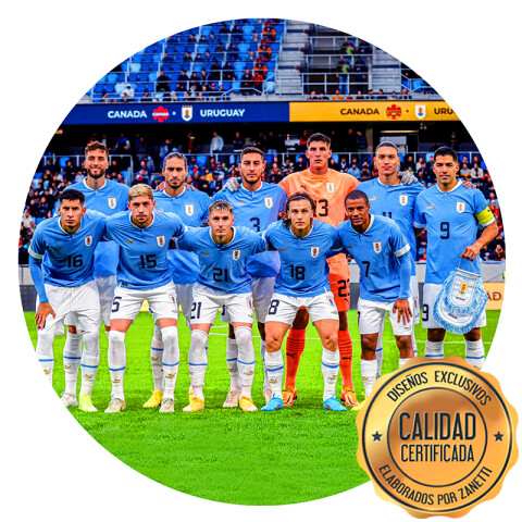 Lámina Uruguay Selección Copa América Red.