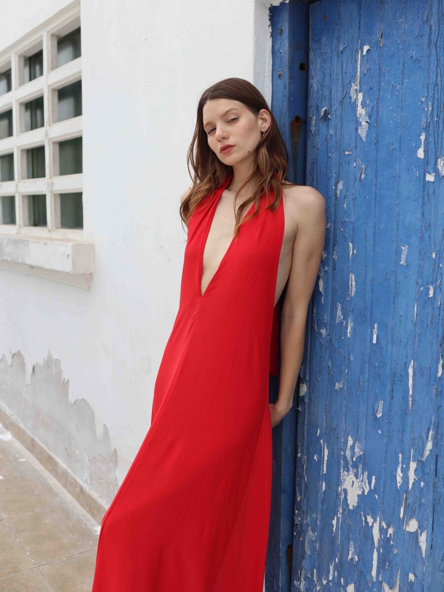 VESTIDO CLARISSA - ROJO 