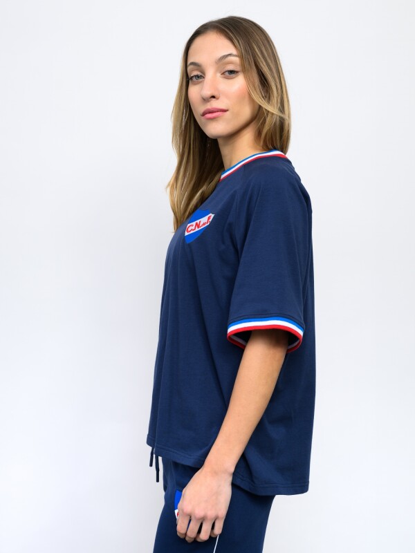 REMERA NINA Nacional Mujer Azul Marino