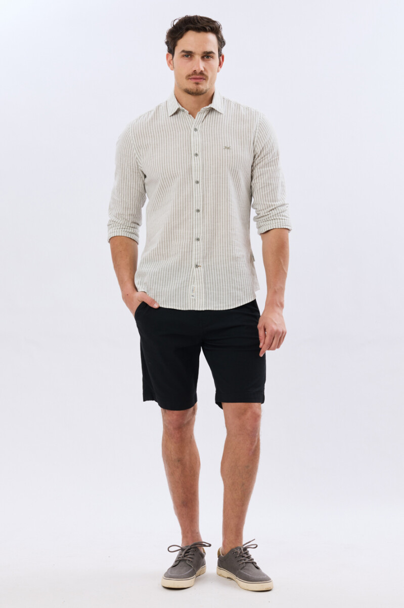 BERMUDA CLASICA - Negro 