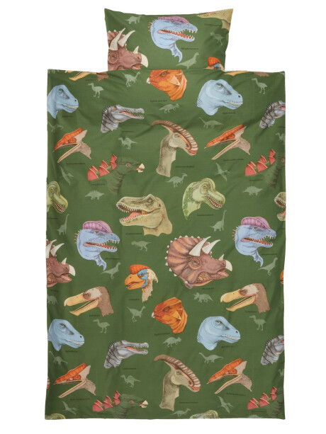 Juego funda nórdica RAPTOR 155x220 verde Juego funda nórdica RAPTOR 155x220 verde
