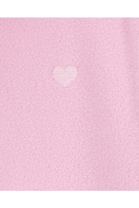 Campera de micropolar, rosada. Talles 2-5T Sin color
