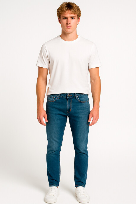 Pantalon Kunming Azul Medio