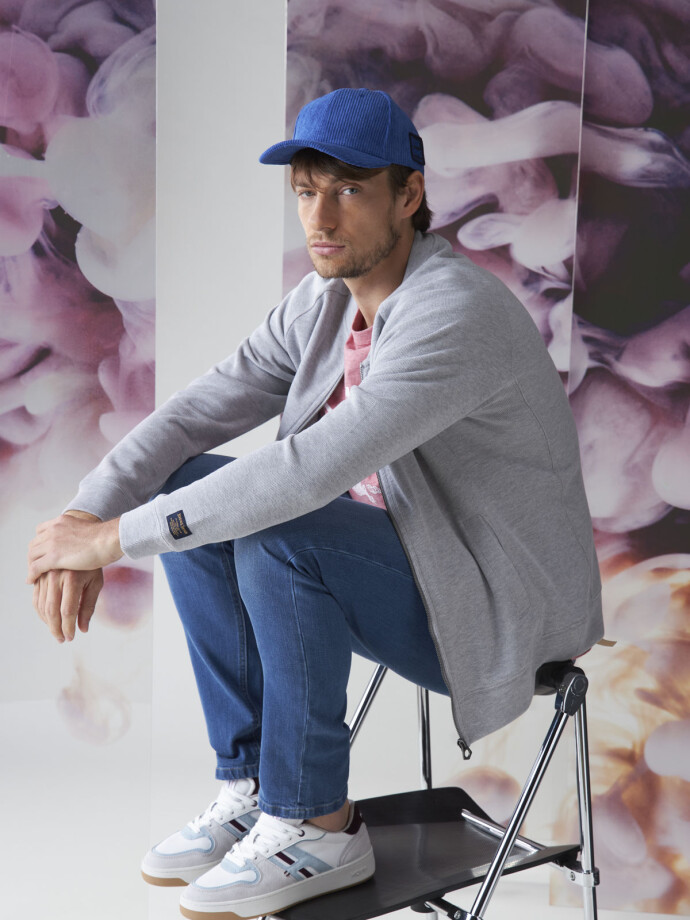 FLEECE AUCKLAND 4.0 GRIS CLARO MELANGE