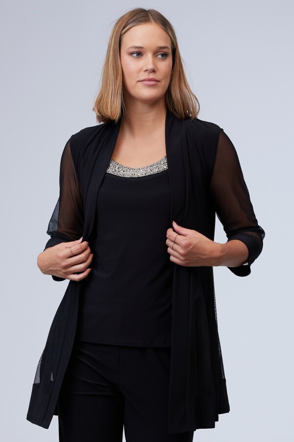 Set Blusa, Pantalón & Chaqueta NEGRO