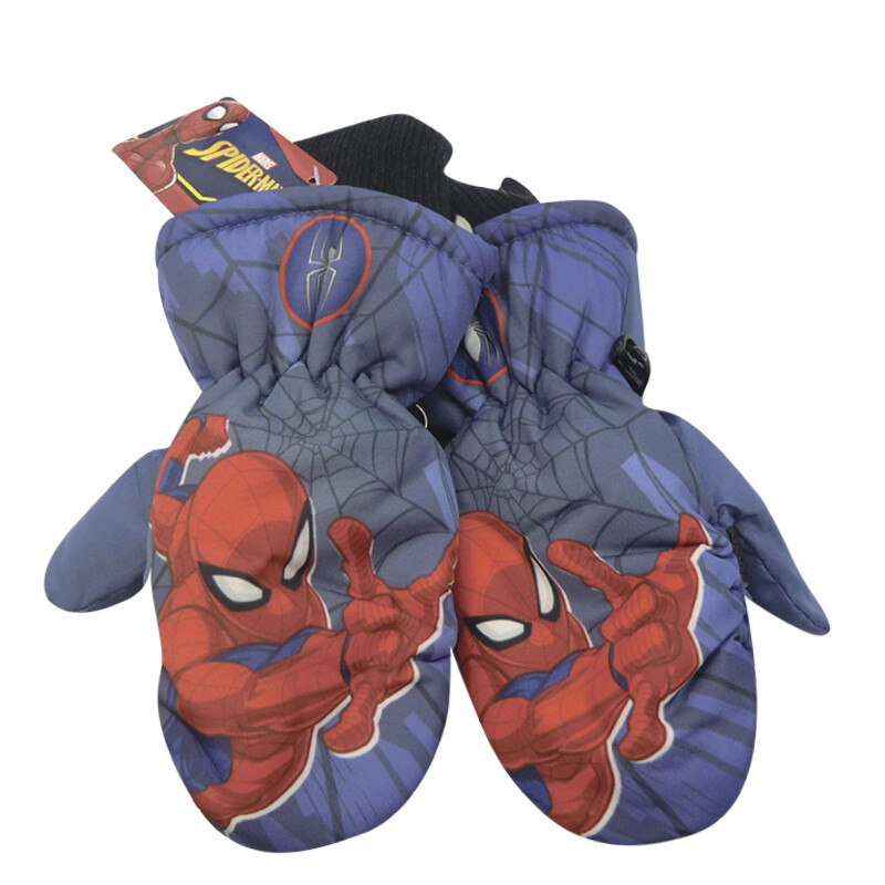 Guantes Mitones Marvel Spider Man Azul - Rojo