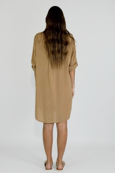 VESTIDO SPELLO Camel