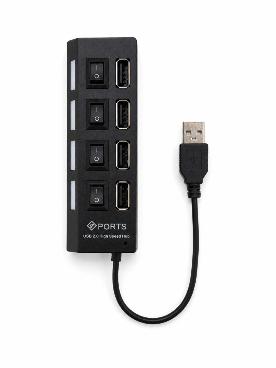 EXTENSOR DE USB 2.0 - NEGRO 