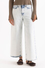 JEANS WIDE X OFF WHITE Celeste