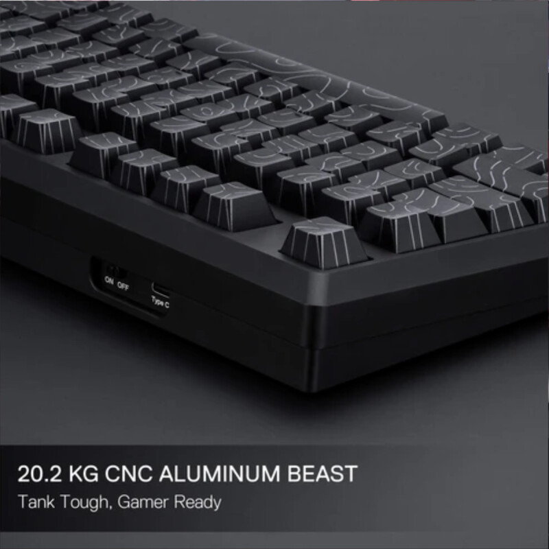 Teclado Gamer Redragon Uranus Pro K737 Black RGB Switch Red Teclado Gamer Redragon Uranus Pro K737 Black RGB Switch Red