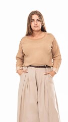 Sweater Lecce camel
