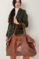 Bolso noble Cognac