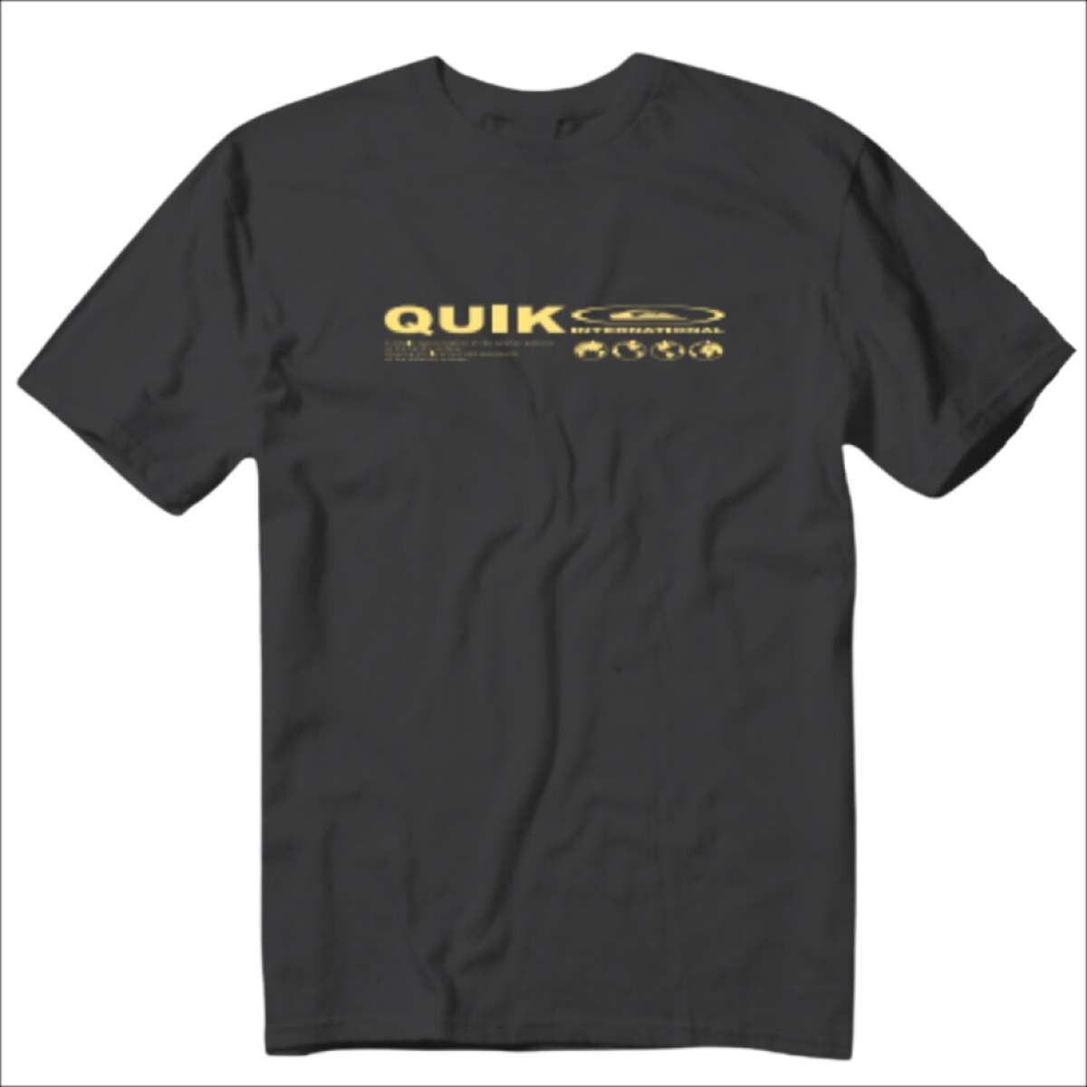 Remera Quiksilver Charts - Negro 